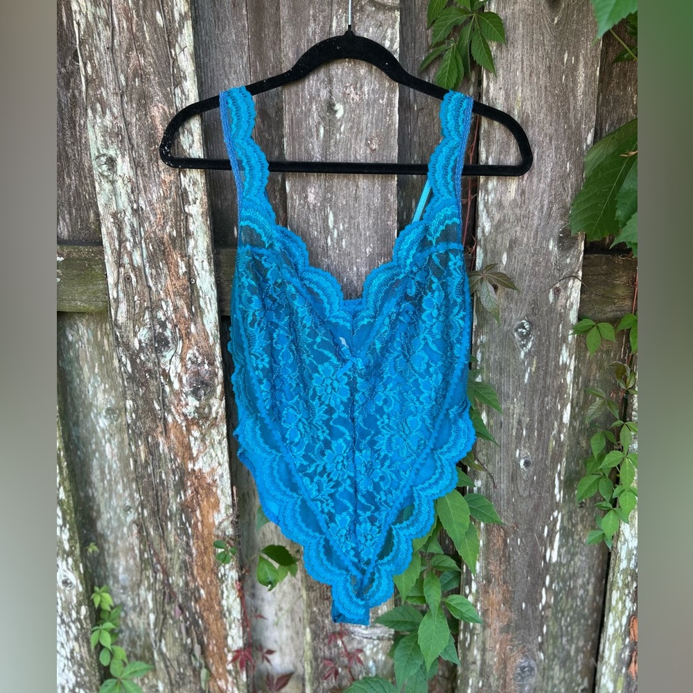 Blue Lace Women’s Intimate Bodysuit